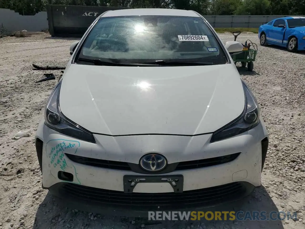 5 Photograph of a damaged car JTDKAMFU5N3187345 TOYOTA PRIUS NIGH 2022