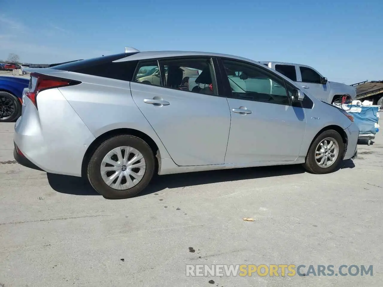 3 Photograph of a damaged car JTDKAMFU6N3160946 TOYOTA PRIUS NIGH 2022