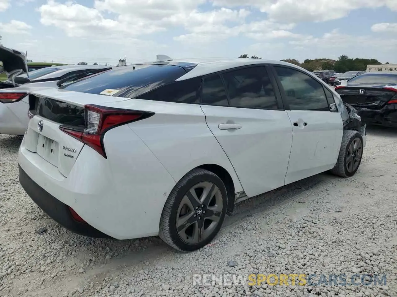 3 Photograph of a damaged car JTDKAMFU6N3161241 TOYOTA PRIUS NIGH 2022