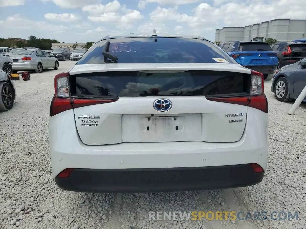 6 Photograph of a damaged car JTDKAMFU6N3161241 TOYOTA PRIUS NIGH 2022