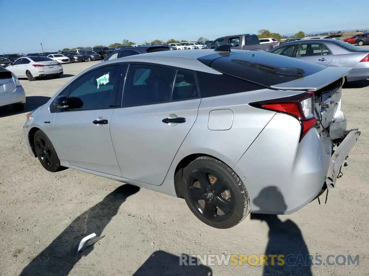 2 Photograph of a damaged car JTDKAMFU6N3174068 TOYOTA PRIUS NIGH 2022