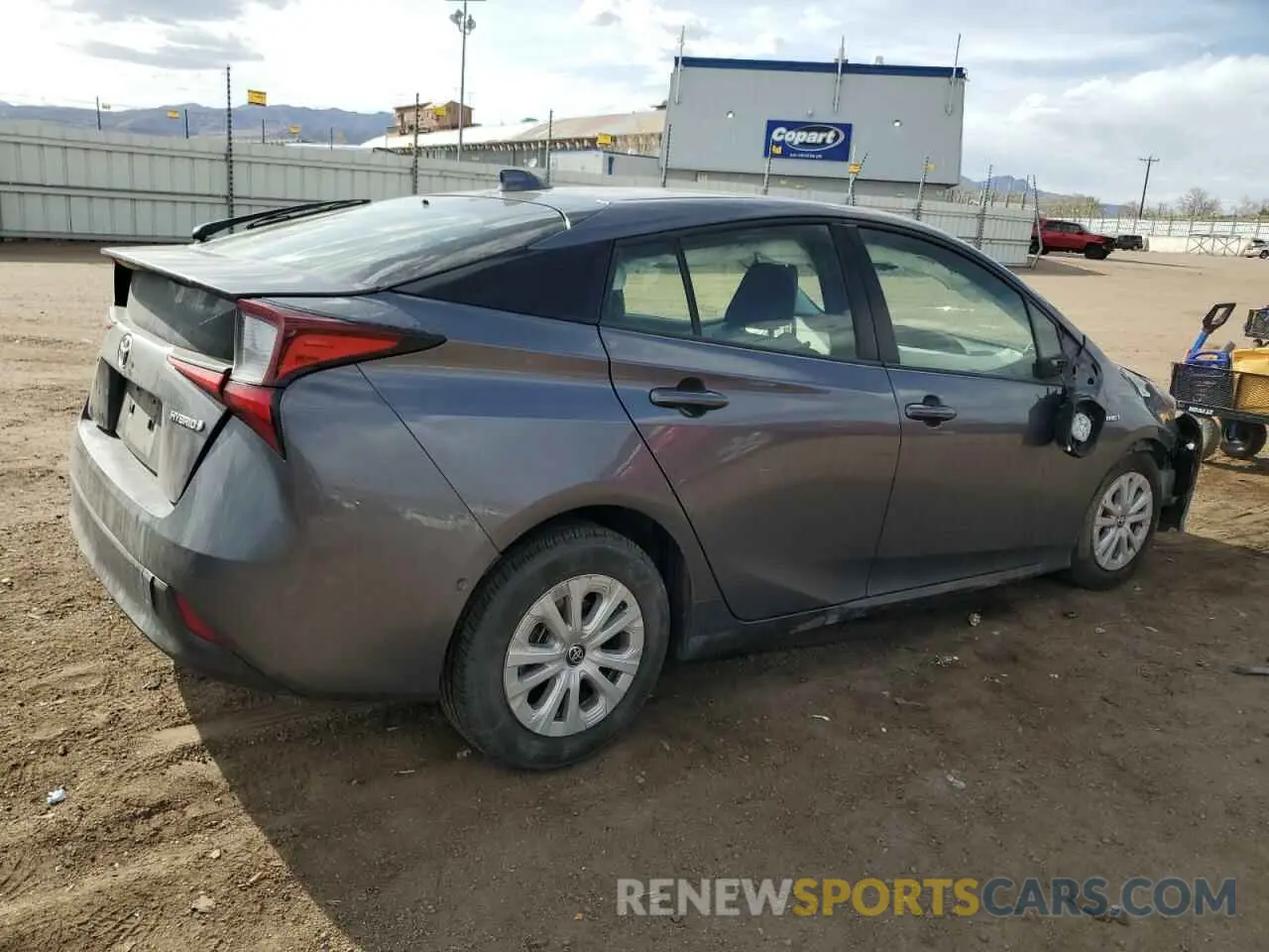 3 Photograph of a damaged car JTDKAMFU6N3176869 TOYOTA PRIUS NIGH 2022