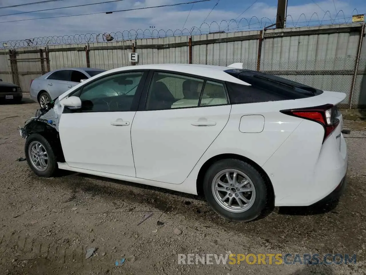 2 Photograph of a damaged car JTDKAMFU6N3178718 TOYOTA PRIUS NIGH 2022