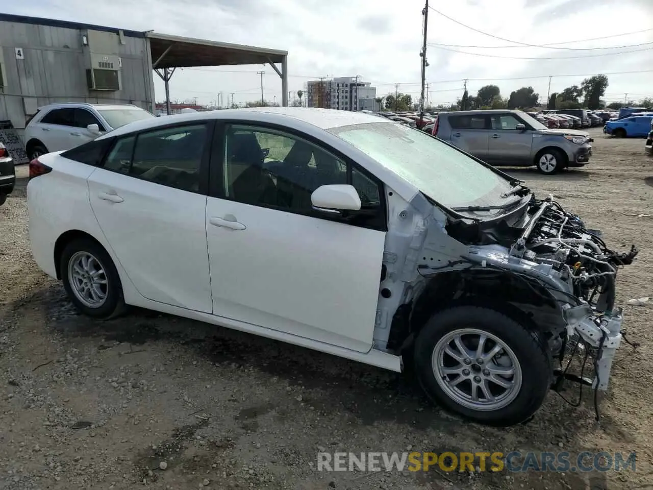 4 Photograph of a damaged car JTDKAMFU6N3178718 TOYOTA PRIUS NIGH 2022