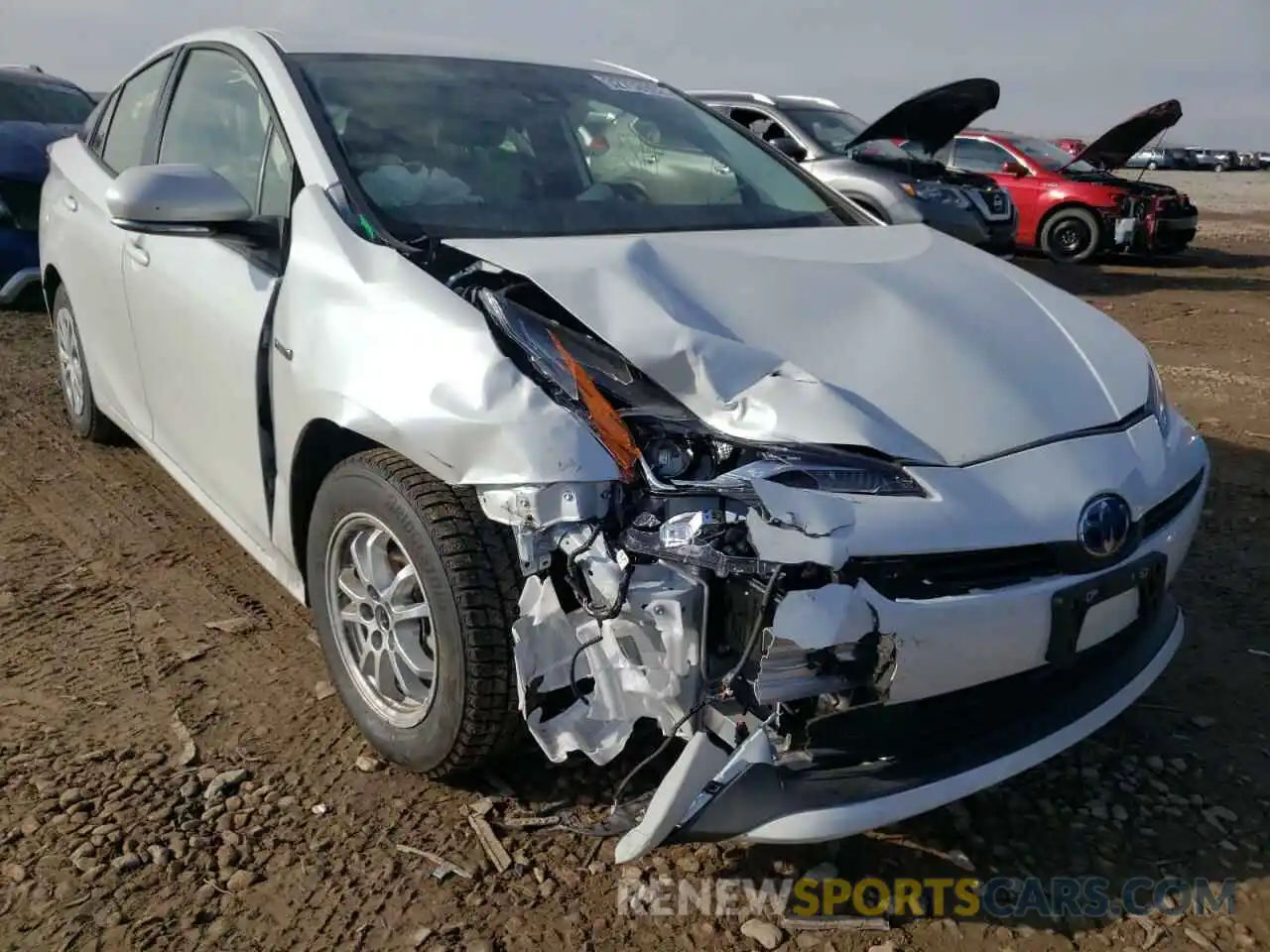 1 Photograph of a damaged car JTDKAMFU7N3155139 TOYOTA PRIUS NIGH 2022