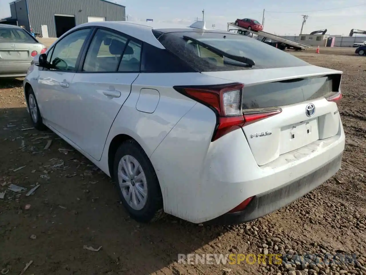 3 Photograph of a damaged car JTDKAMFU7N3155139 TOYOTA PRIUS NIGH 2022