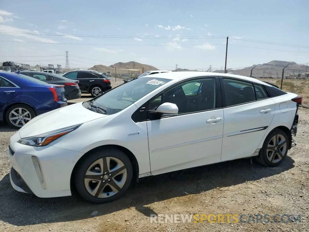 1 Photograph of a damaged car JTDKAMFU7N3156940 TOYOTA PRIUS NIGH 2022