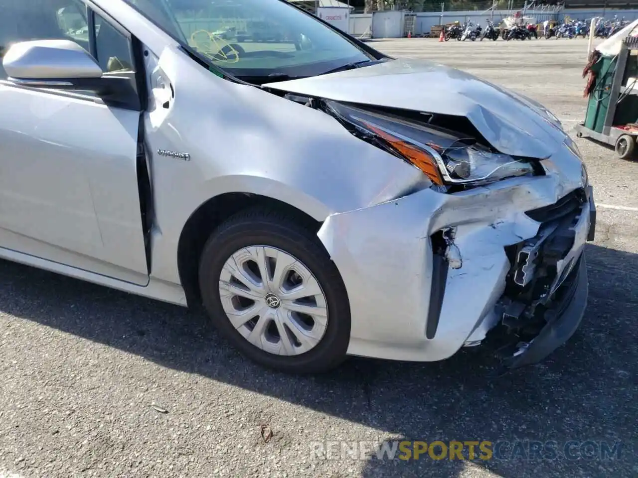 9 Photograph of a damaged car JTDKAMFU7N3157554 TOYOTA PRIUS NIGH 2022