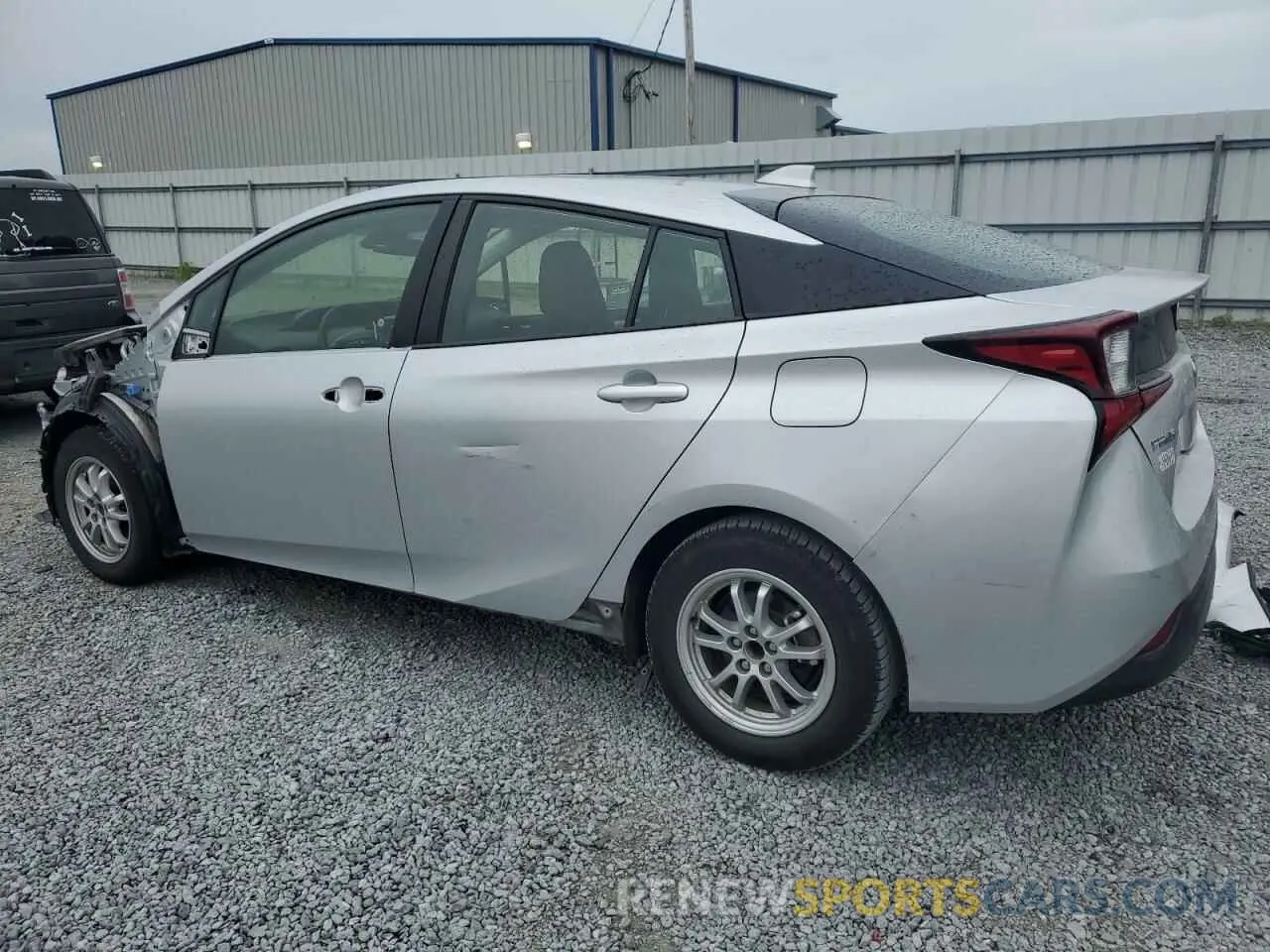 2 Photograph of a damaged car JTDKAMFU7N3160423 TOYOTA PRIUS NIGH 2022