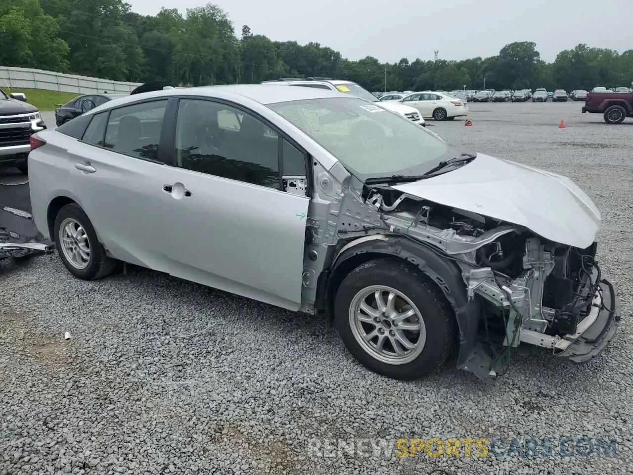 4 Photograph of a damaged car JTDKAMFU7N3160423 TOYOTA PRIUS NIGH 2022