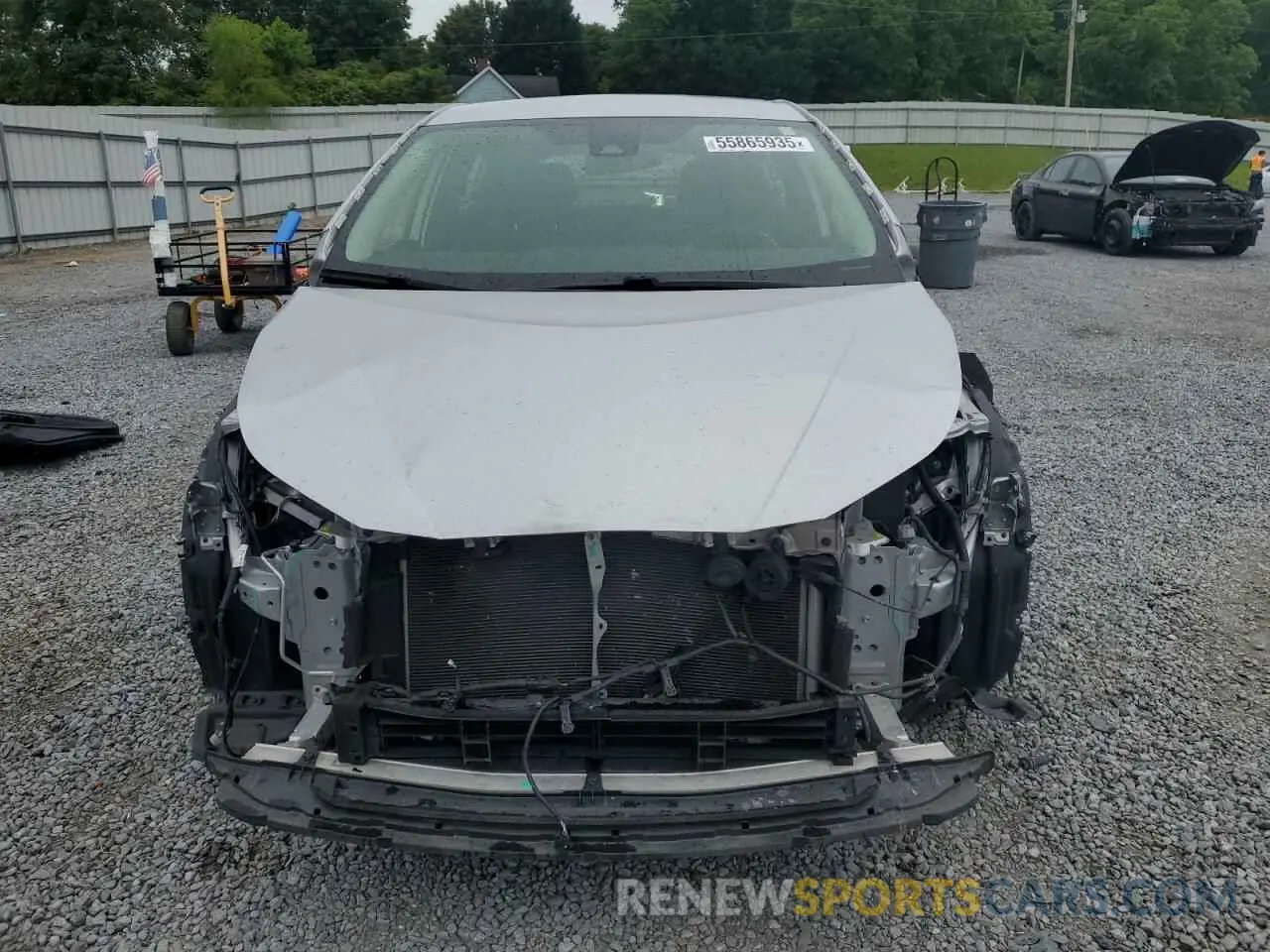 5 Photograph of a damaged car JTDKAMFU7N3160423 TOYOTA PRIUS NIGH 2022
