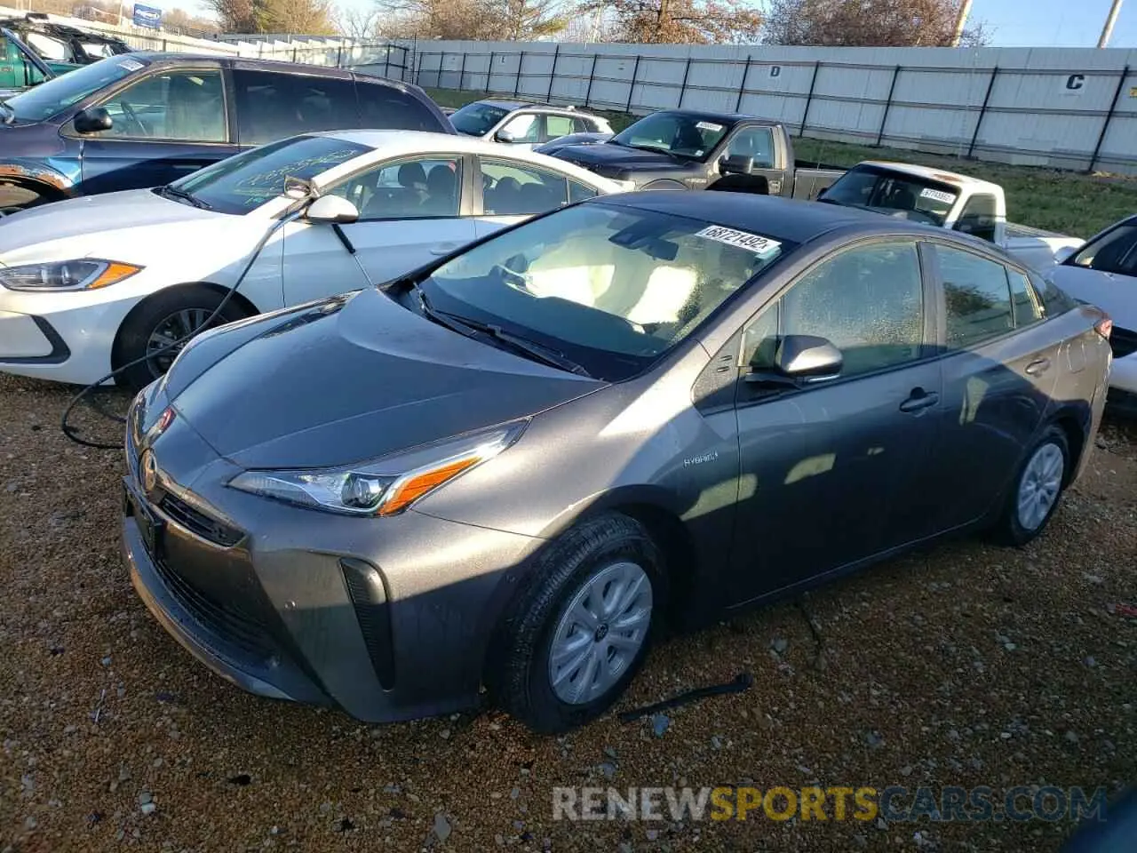 1 Photograph of a damaged car JTDKAMFU7N3170918 TOYOTA PRIUS NIGH 2022