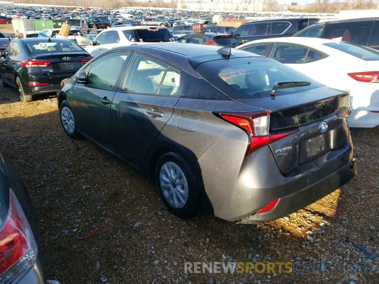 2 Photograph of a damaged car JTDKAMFU7N3170918 TOYOTA PRIUS NIGH 2022