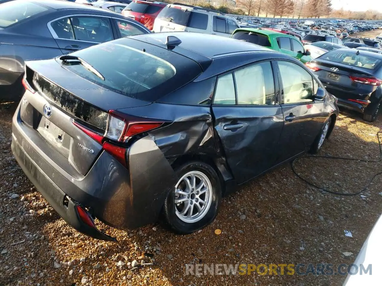 3 Photograph of a damaged car JTDKAMFU7N3170918 TOYOTA PRIUS NIGH 2022