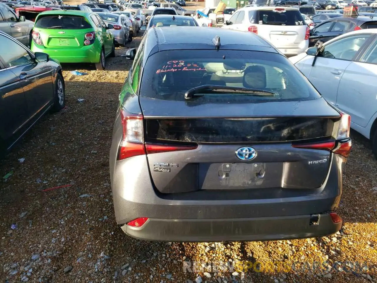6 Photograph of a damaged car JTDKAMFU7N3170918 TOYOTA PRIUS NIGH 2022