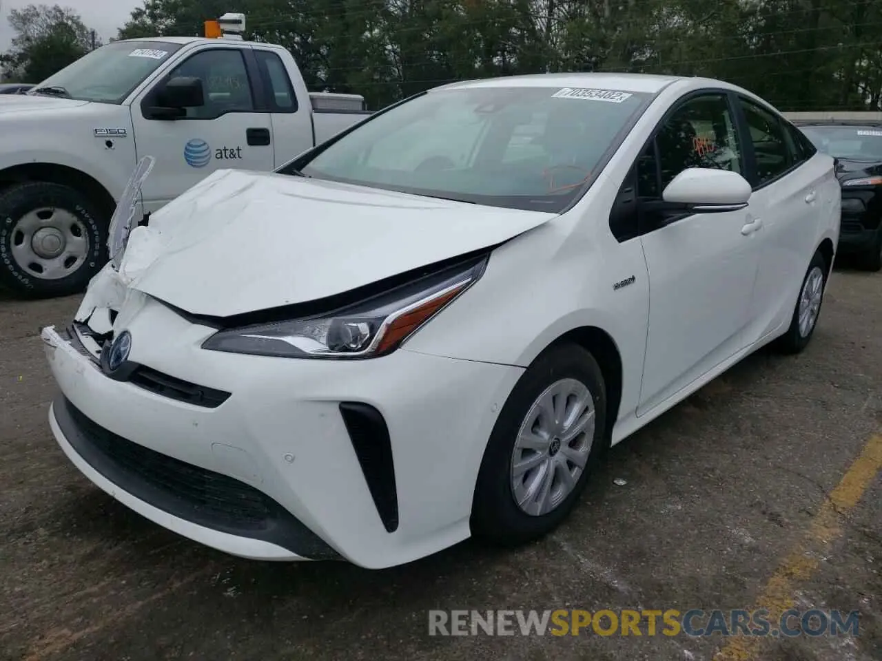 1 Photograph of a damaged car JTDKAMFU7N3174399 TOYOTA PRIUS NIGH 2022
