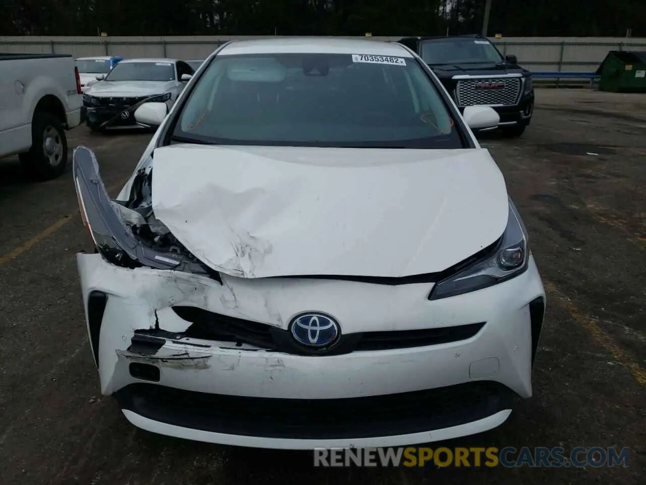 5 Photograph of a damaged car JTDKAMFU7N3174399 TOYOTA PRIUS NIGH 2022