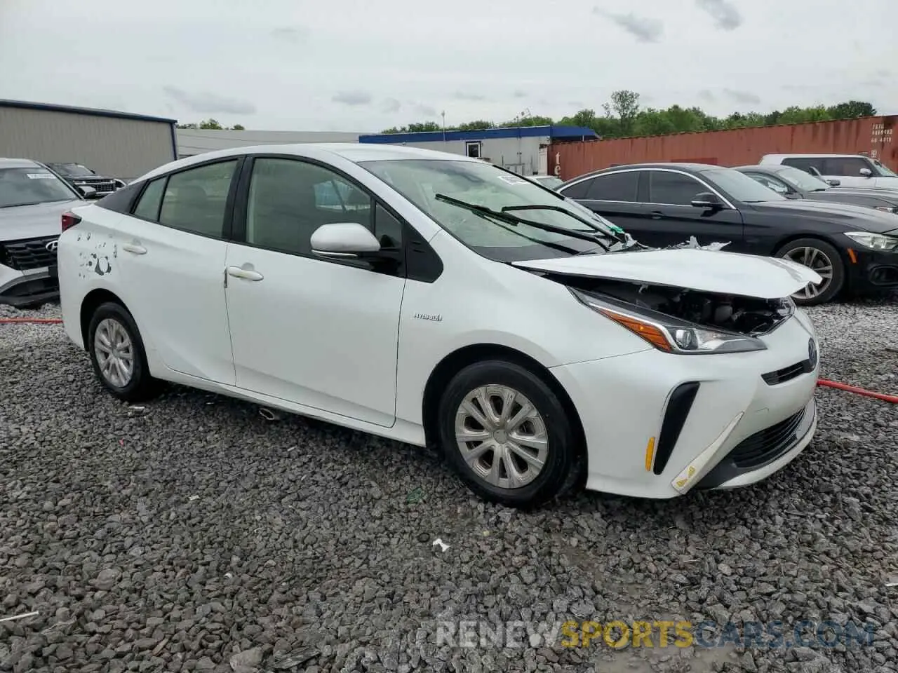 4 Photograph of a damaged car JTDKAMFU7N3178131 TOYOTA PRIUS NIGH 2022