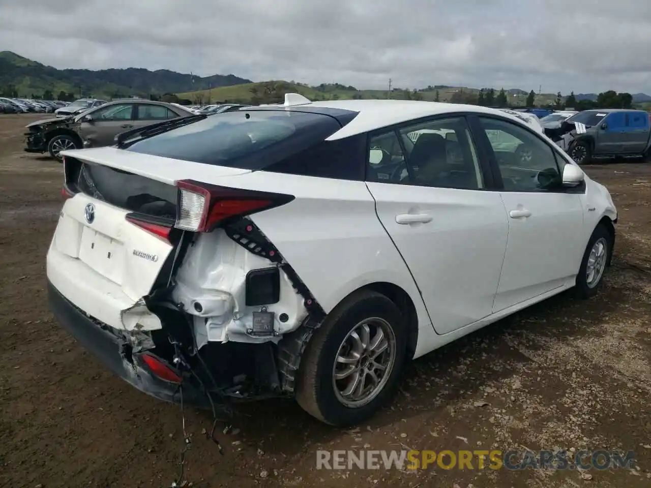 3 Photograph of a damaged car JTDKAMFU7N3178873 TOYOTA PRIUS NIGH 2022