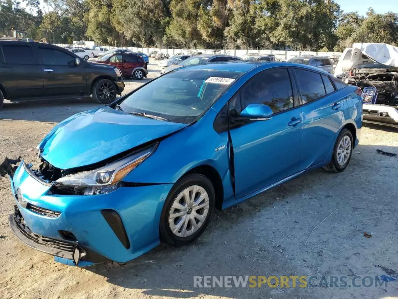 1 Photograph of a damaged car JTDKAMFU8N3157269 TOYOTA PRIUS NIGH 2022