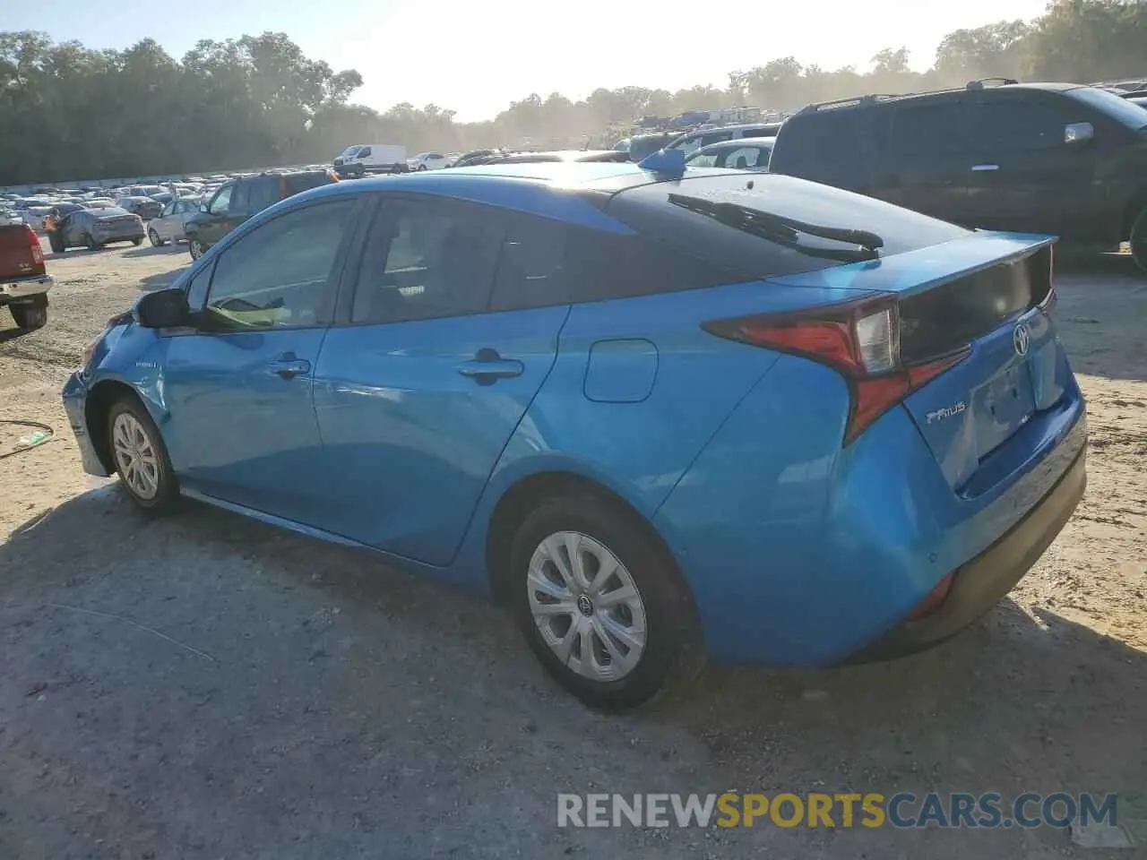 2 Photograph of a damaged car JTDKAMFU8N3157269 TOYOTA PRIUS NIGH 2022