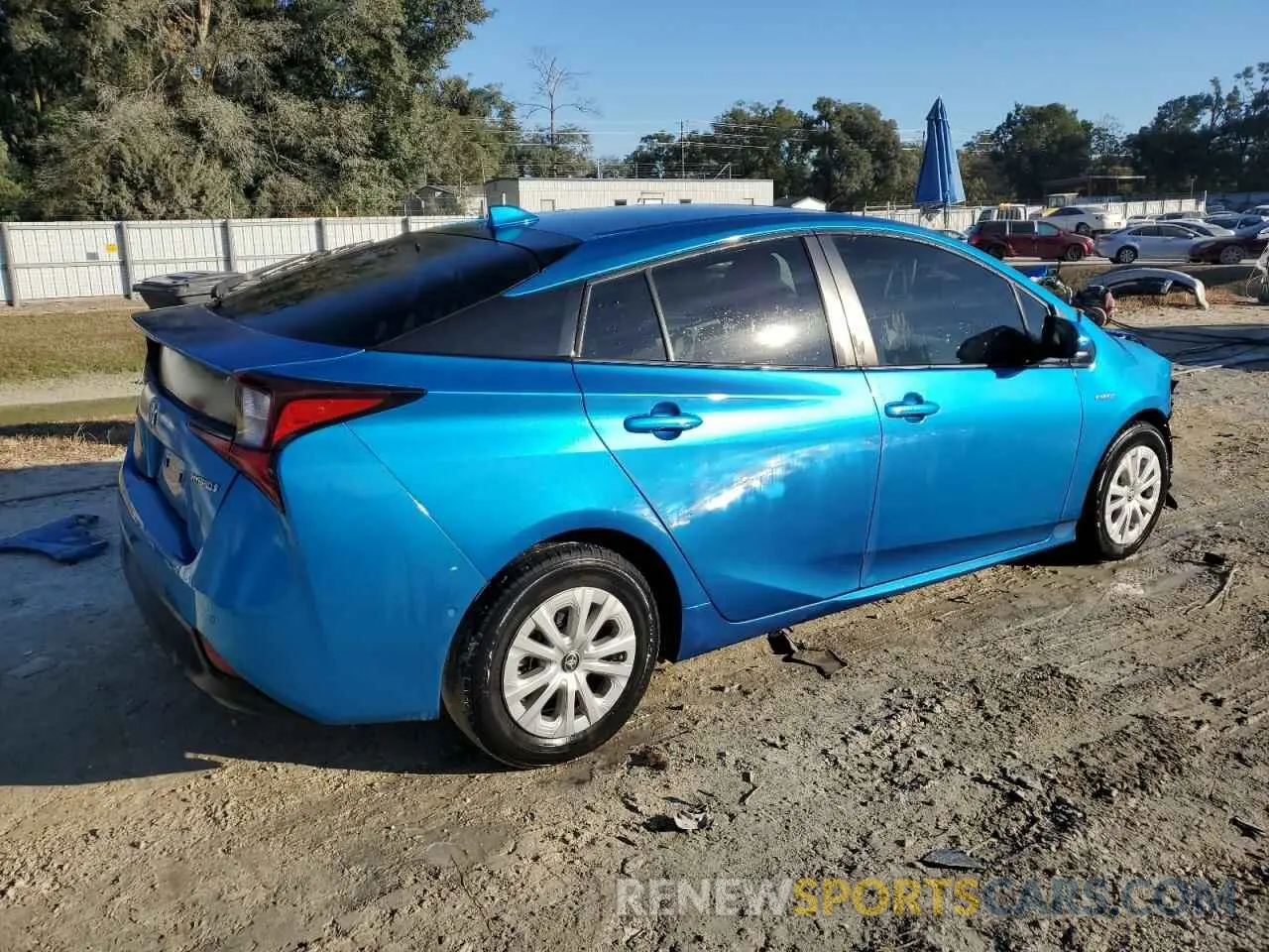3 Photograph of a damaged car JTDKAMFU8N3157269 TOYOTA PRIUS NIGH 2022