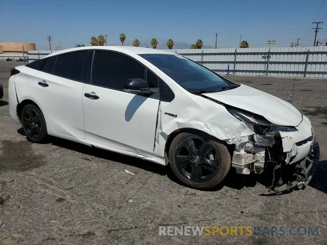 4 Photograph of a damaged car JTDKAMFU8N3170166 TOYOTA PRIUS NIGH 2022