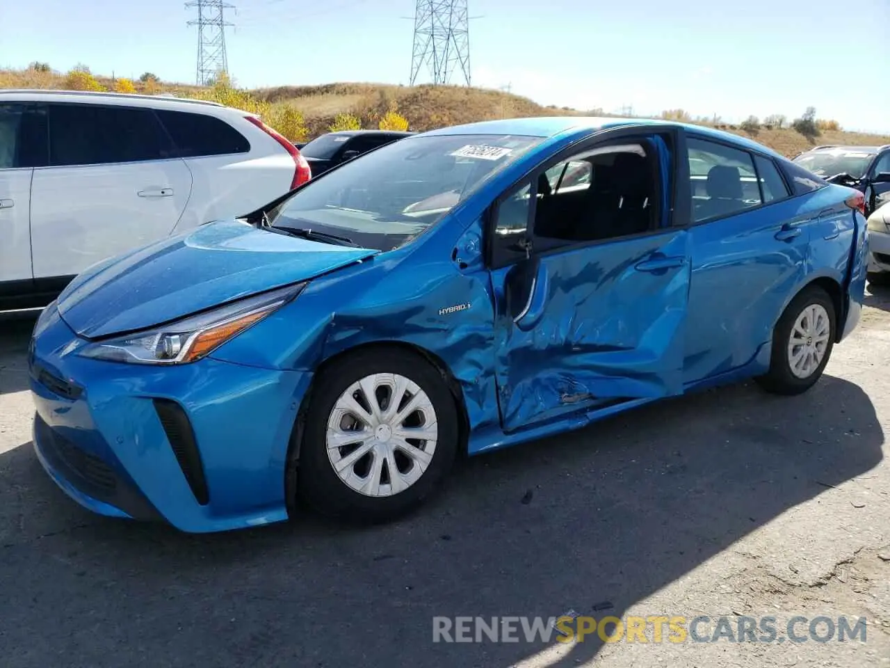 1 Photograph of a damaged car JTDKAMFU8N3171611 TOYOTA PRIUS NIGH 2022