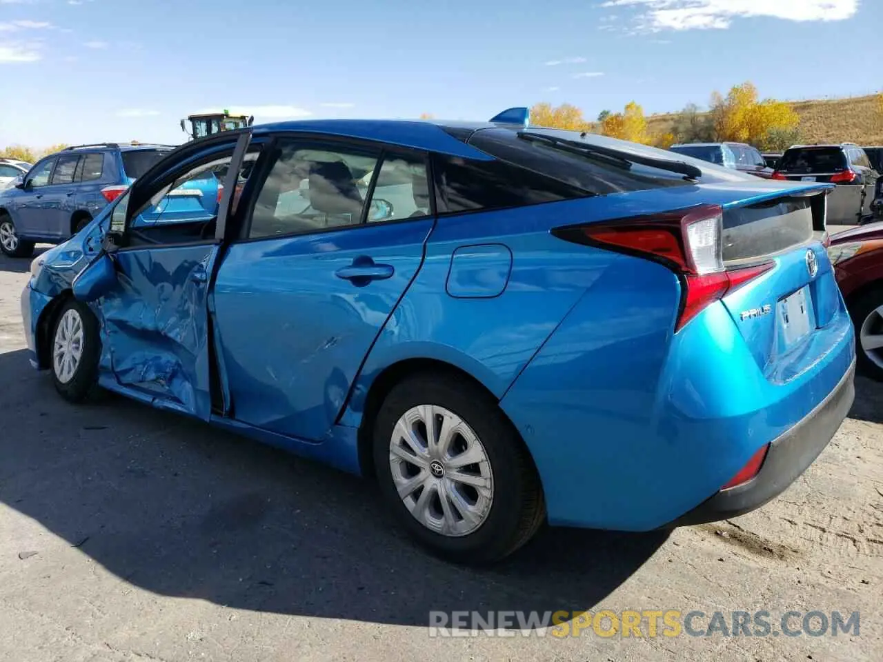 2 Photograph of a damaged car JTDKAMFU8N3171611 TOYOTA PRIUS NIGH 2022
