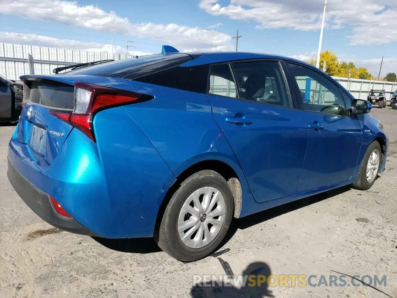 3 Photograph of a damaged car JTDKAMFU8N3171611 TOYOTA PRIUS NIGH 2022