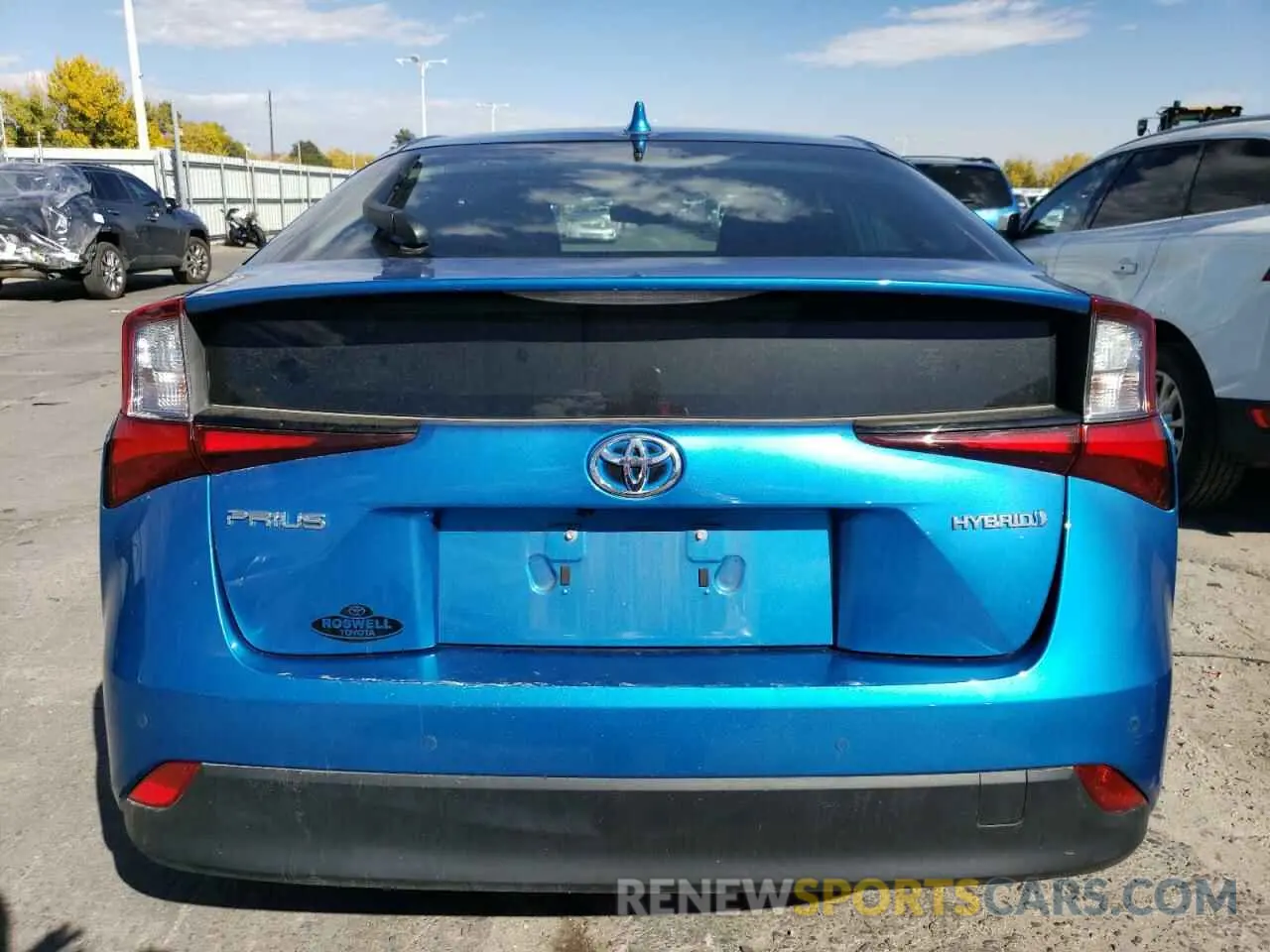 6 Photograph of a damaged car JTDKAMFU8N3171611 TOYOTA PRIUS NIGH 2022