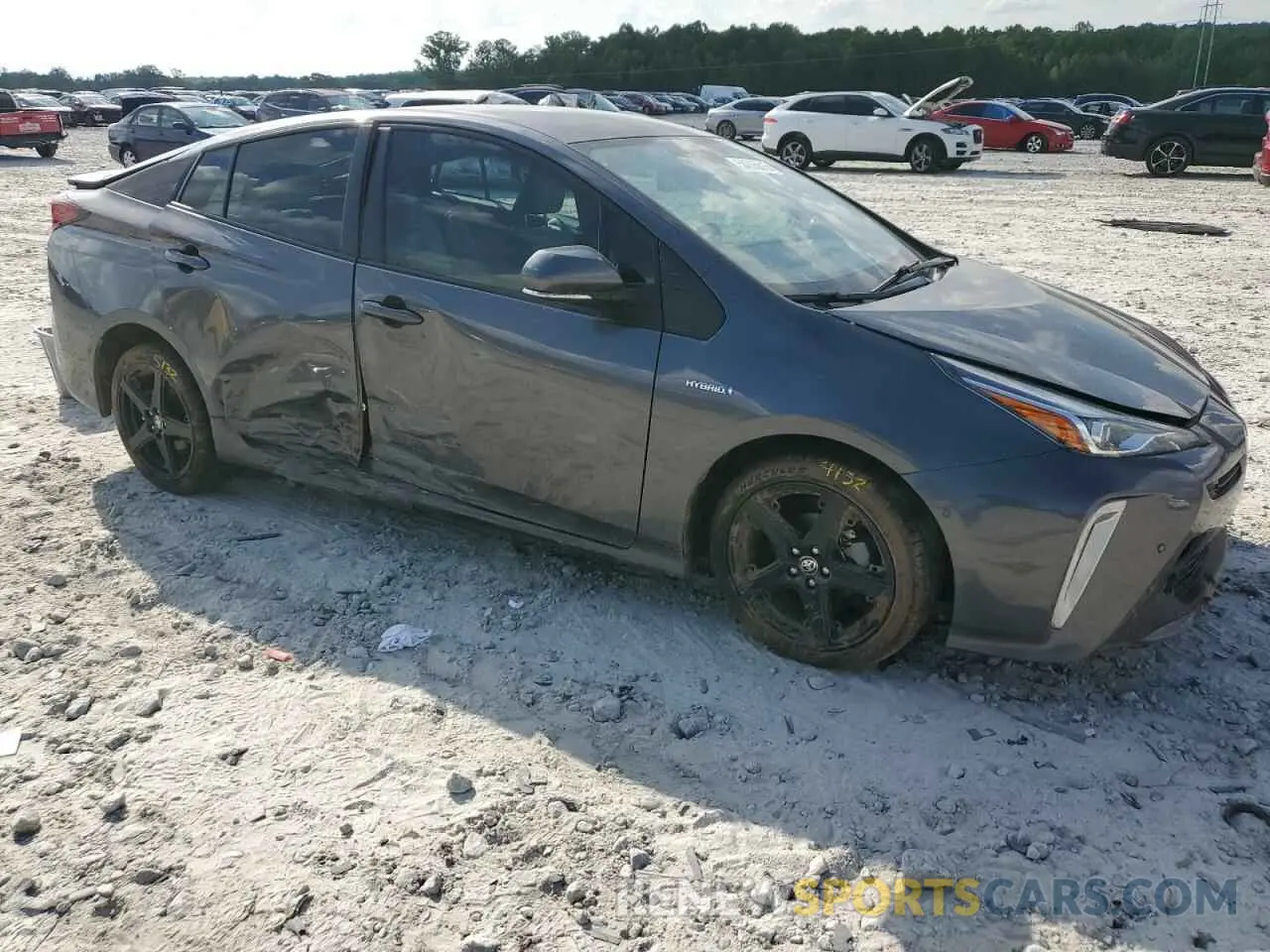 4 Photograph of a damaged car JTDKAMFU8N3173133 TOYOTA PRIUS NIGH 2022