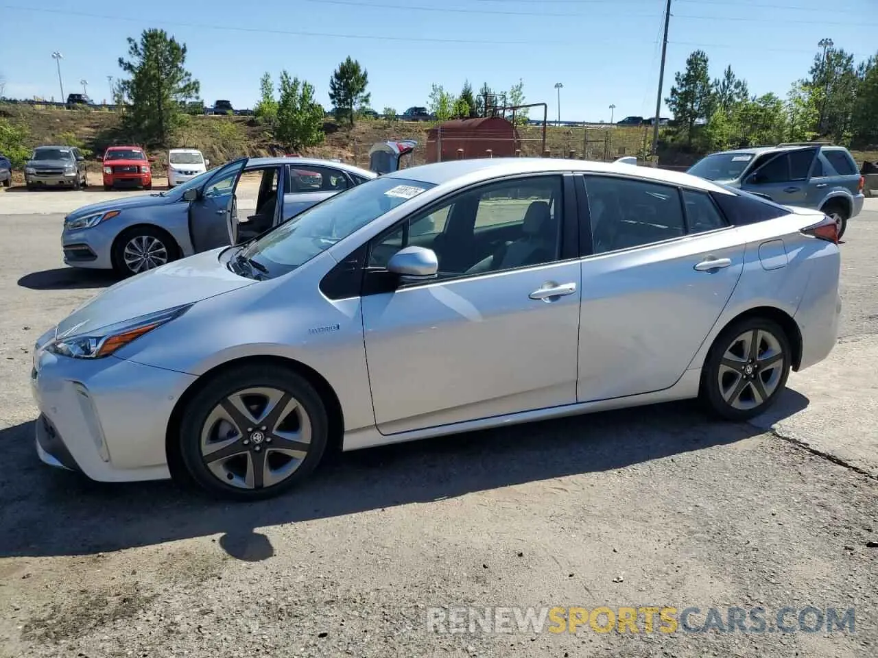1 Photograph of a damaged car JTDKAMFU8N3176968 TOYOTA PRIUS NIGH 2022