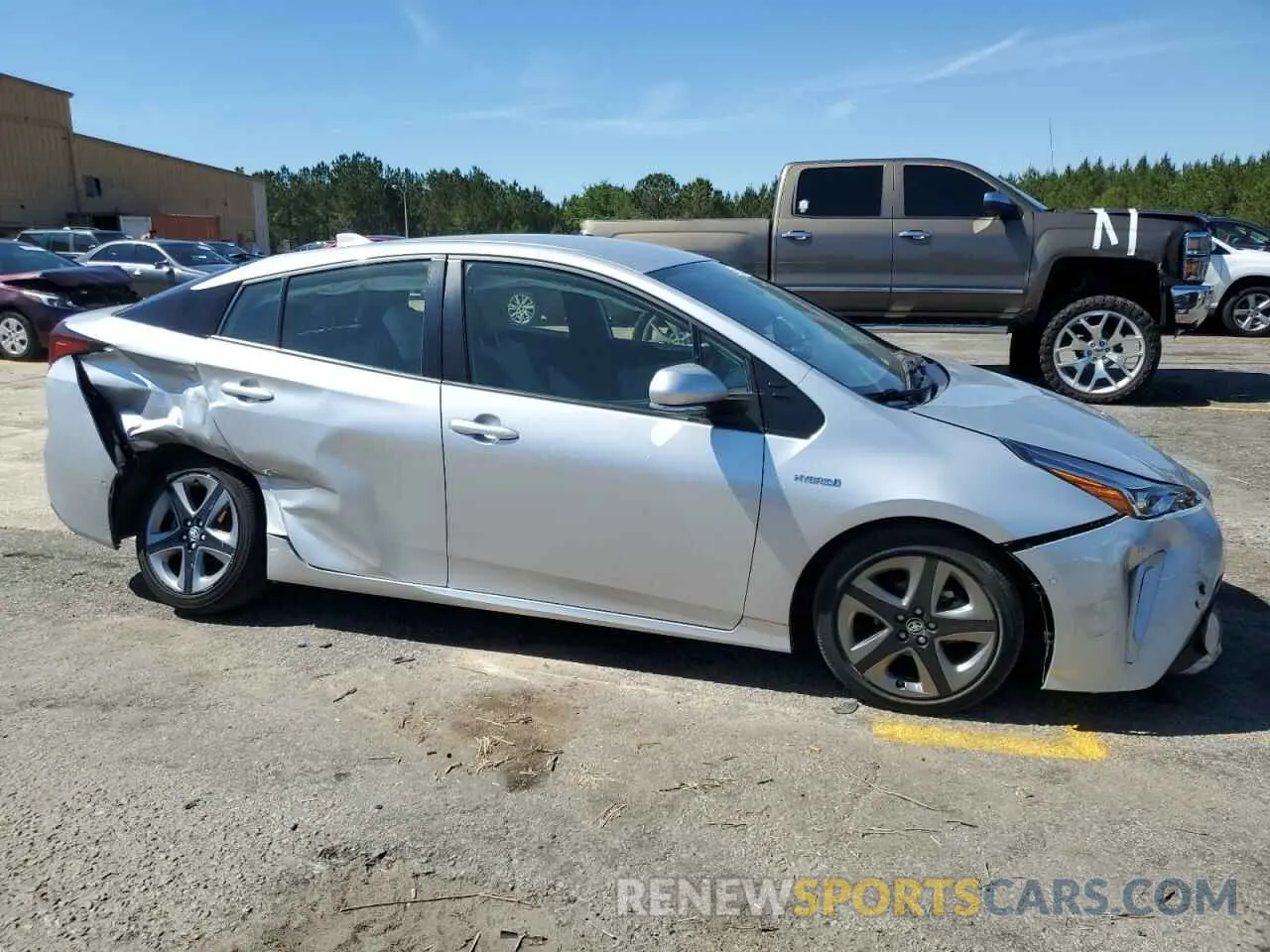 4 Photograph of a damaged car JTDKAMFU8N3176968 TOYOTA PRIUS NIGH 2022