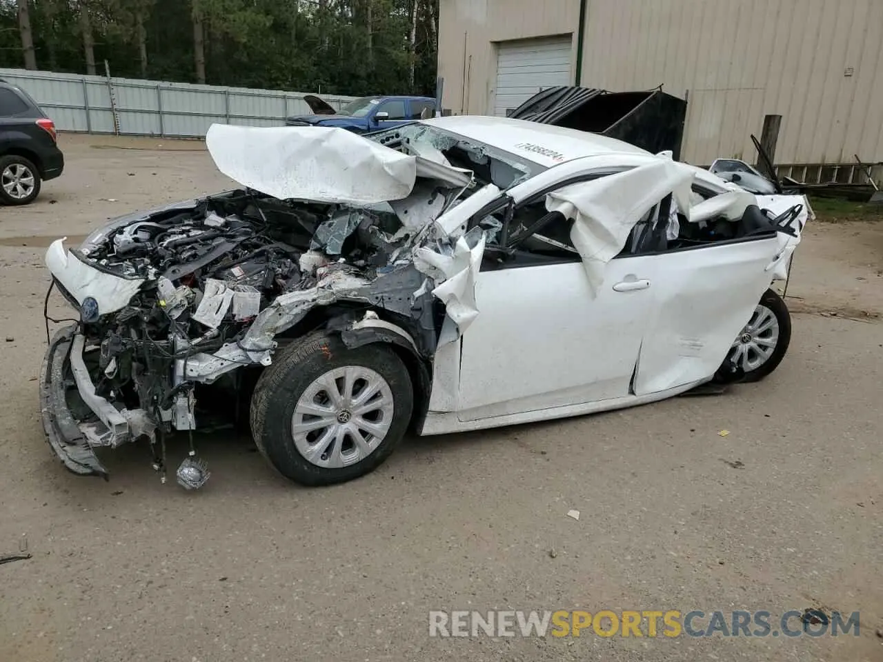 1 Photograph of a damaged car JTDKAMFU8N3178669 TOYOTA PRIUS NIGH 2022