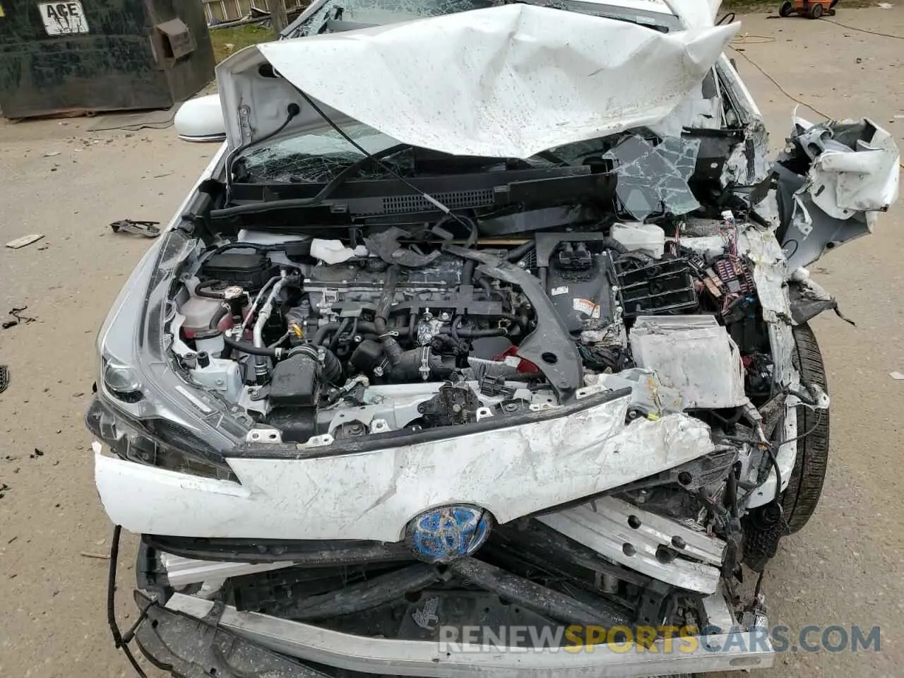 11 Photograph of a damaged car JTDKAMFU8N3178669 TOYOTA PRIUS NIGH 2022