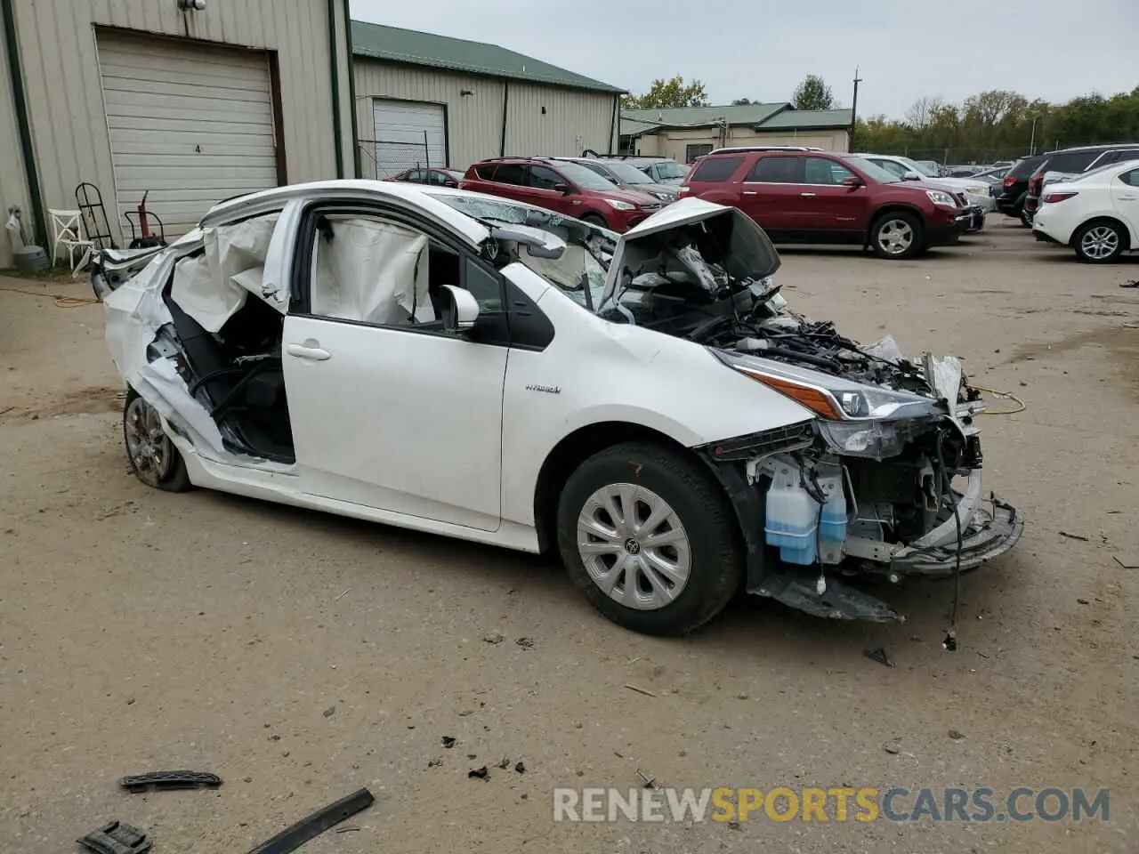 4 Photograph of a damaged car JTDKAMFU8N3178669 TOYOTA PRIUS NIGH 2022
