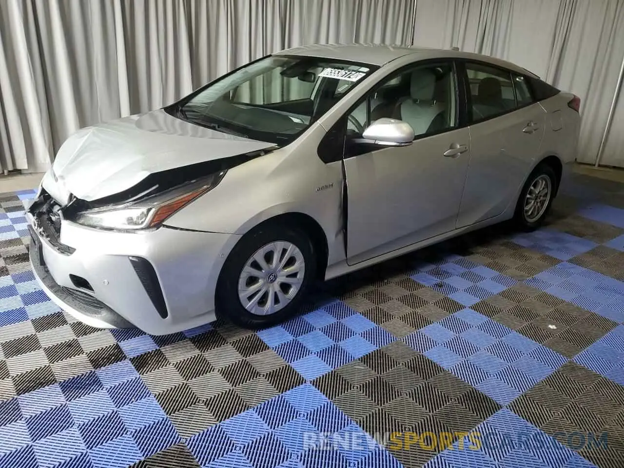 1 Photograph of a damaged car JTDKAMFU8N3179336 TOYOTA PRIUS NIGH 2022