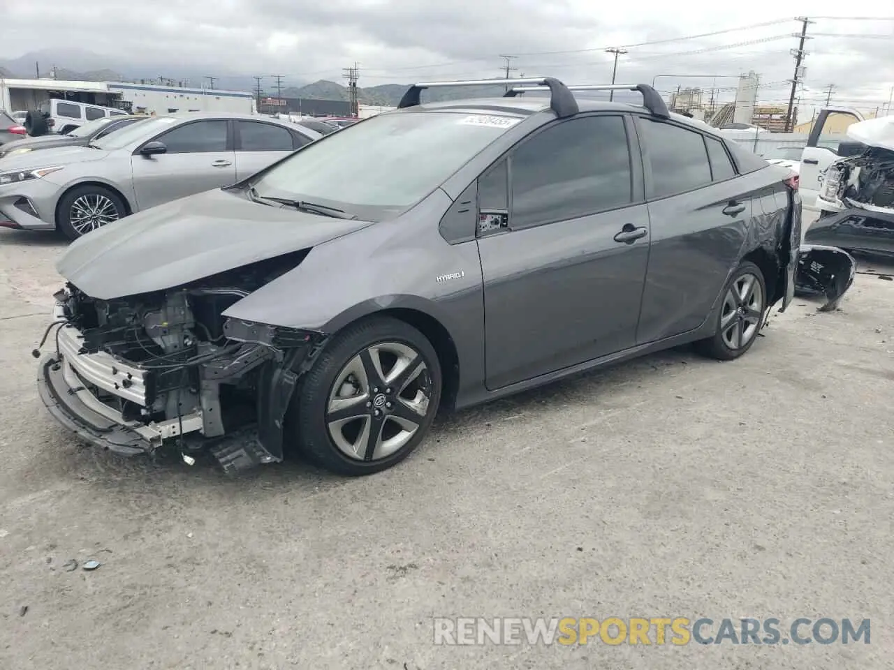 1 Photograph of a damaged car JTDKAMFU8N3180132 TOYOTA PRIUS NIGH 2022