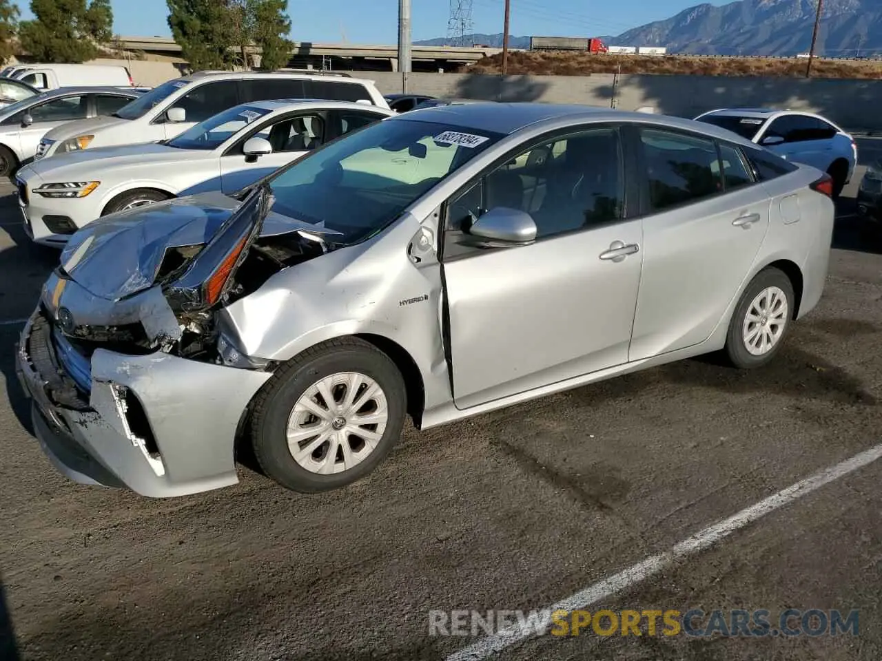 1 Photograph of a damaged car JTDKAMFU8N3181491 TOYOTA PRIUS NIGH 2022