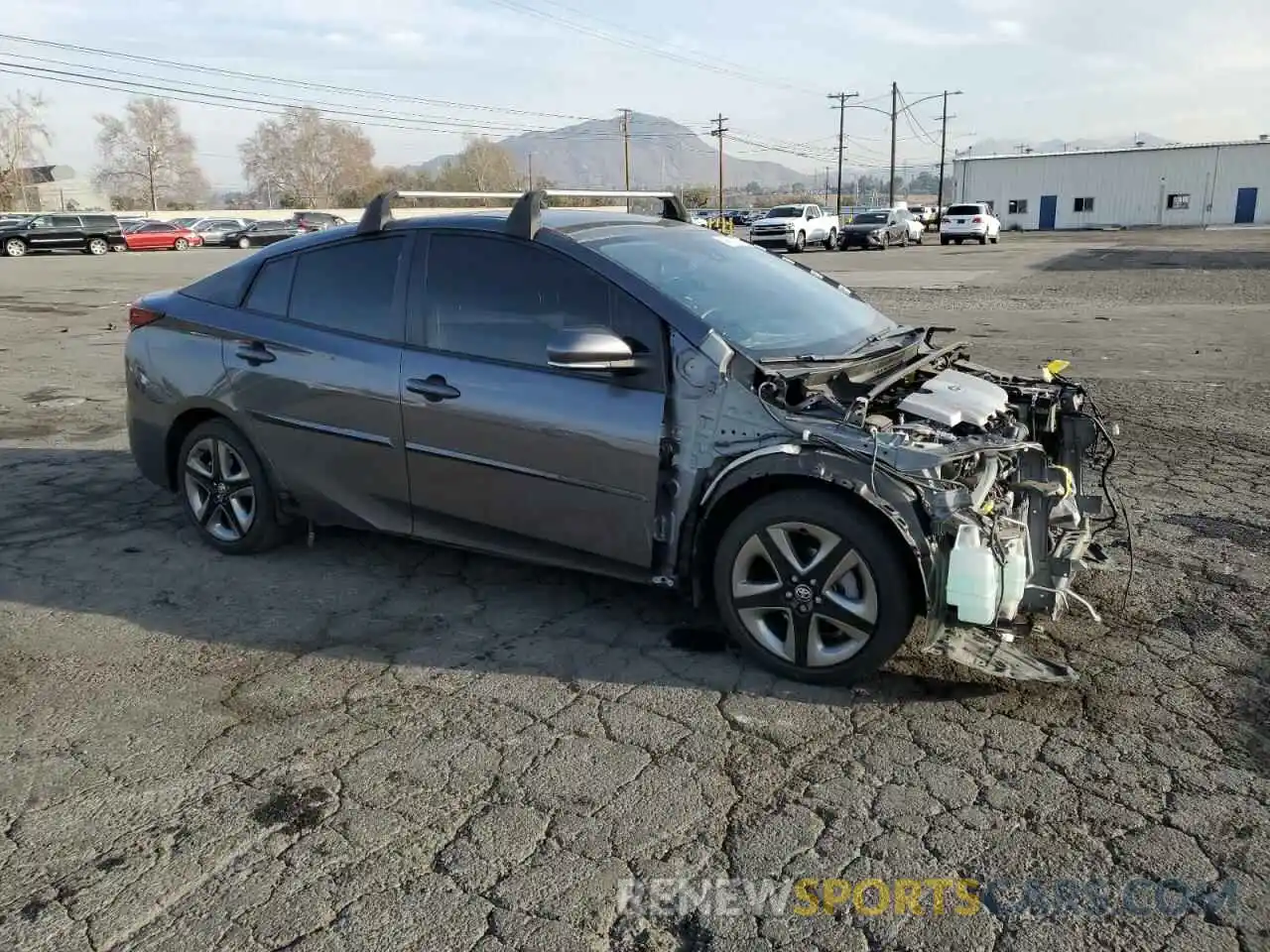 4 Photograph of a damaged car JTDKAMFU8N3189333 TOYOTA PRIUS NIGH 2022