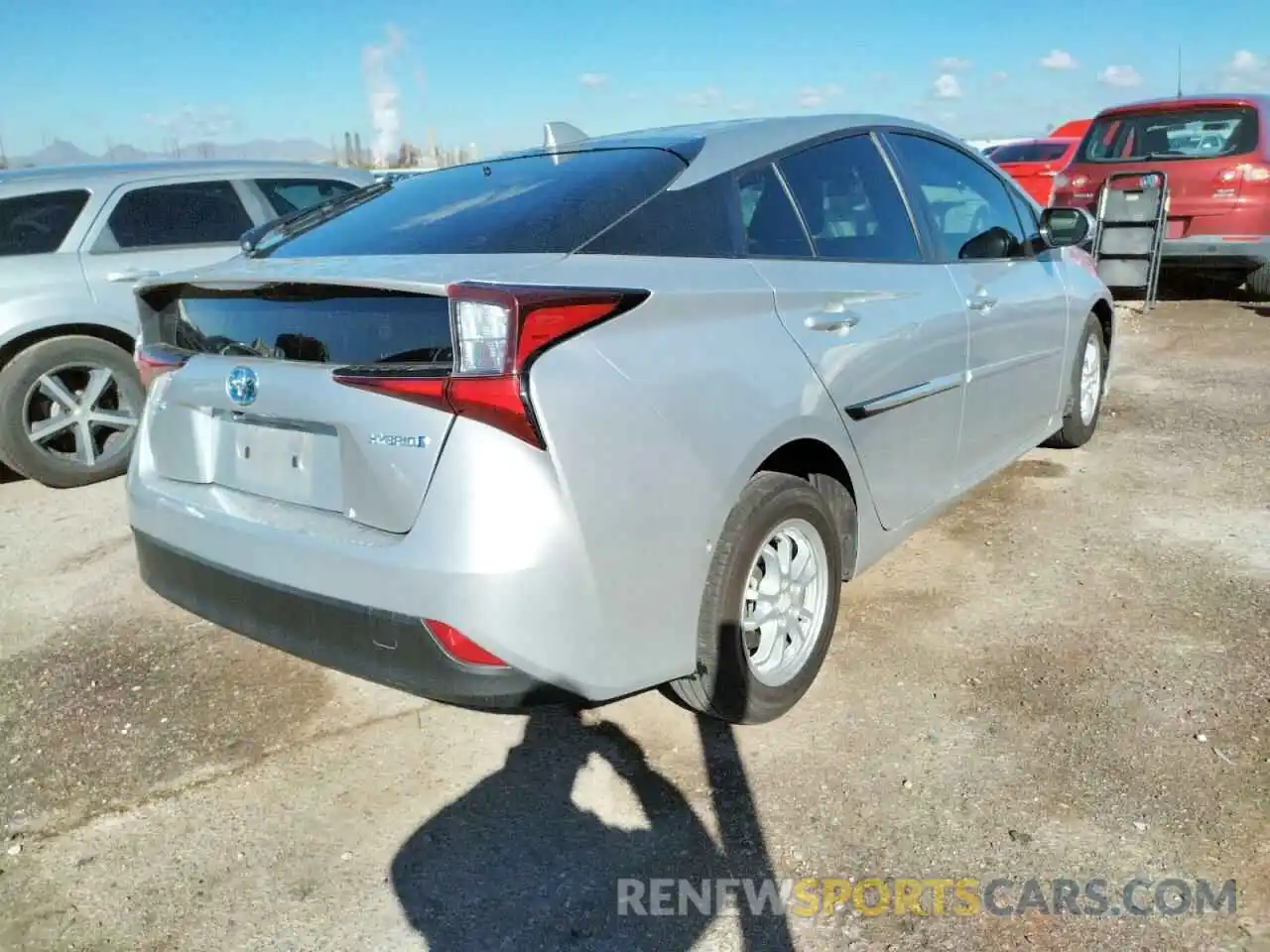 4 Photograph of a damaged car JTDKAMFU9N3153313 TOYOTA PRIUS NIGH 2022