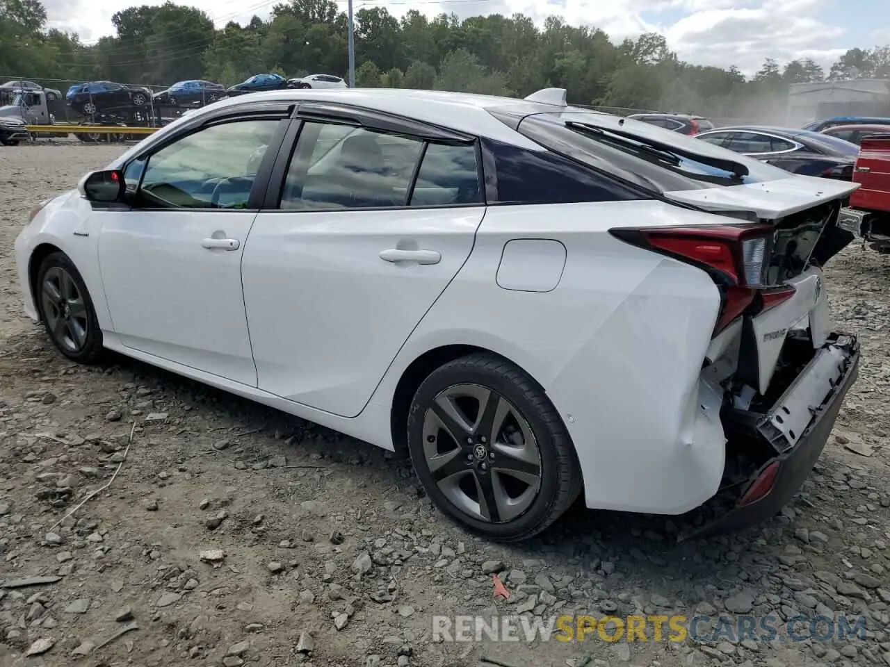 2 Photograph of a damaged car JTDKAMFU9N3159290 TOYOTA PRIUS NIGH 2022