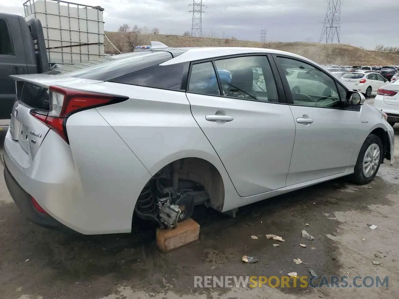 3 Photograph of a damaged car JTDKAMFU9N3160987 TOYOTA PRIUS NIGH 2022
