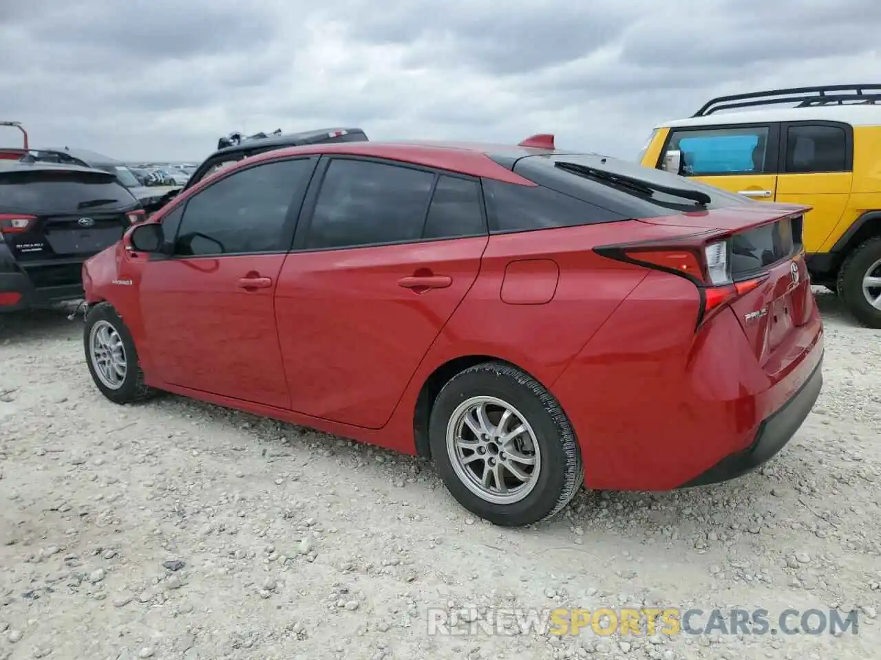 2 Photograph of a damaged car JTDKAMFU9N3169379 TOYOTA PRIUS NIGH 2022