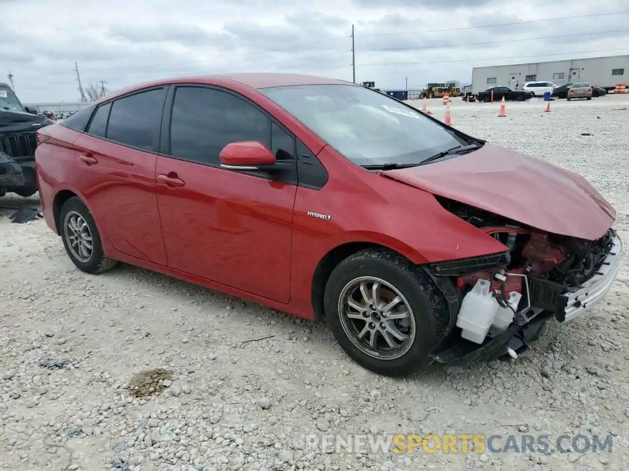 4 Photograph of a damaged car JTDKAMFU9N3169379 TOYOTA PRIUS NIGH 2022