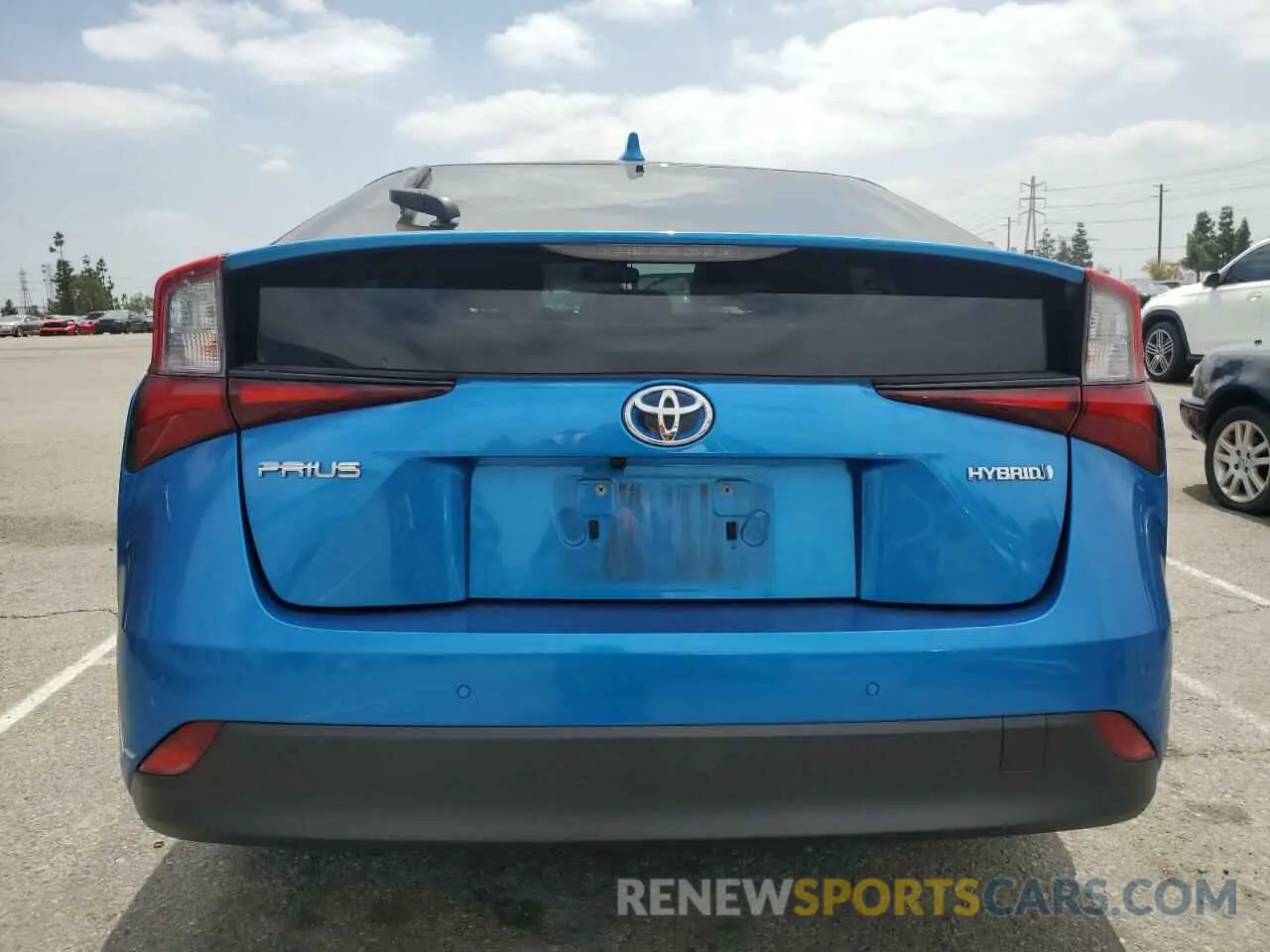 6 Photograph of a damaged car JTDKAMFU9N3169544 TOYOTA PRIUS NIGH 2022