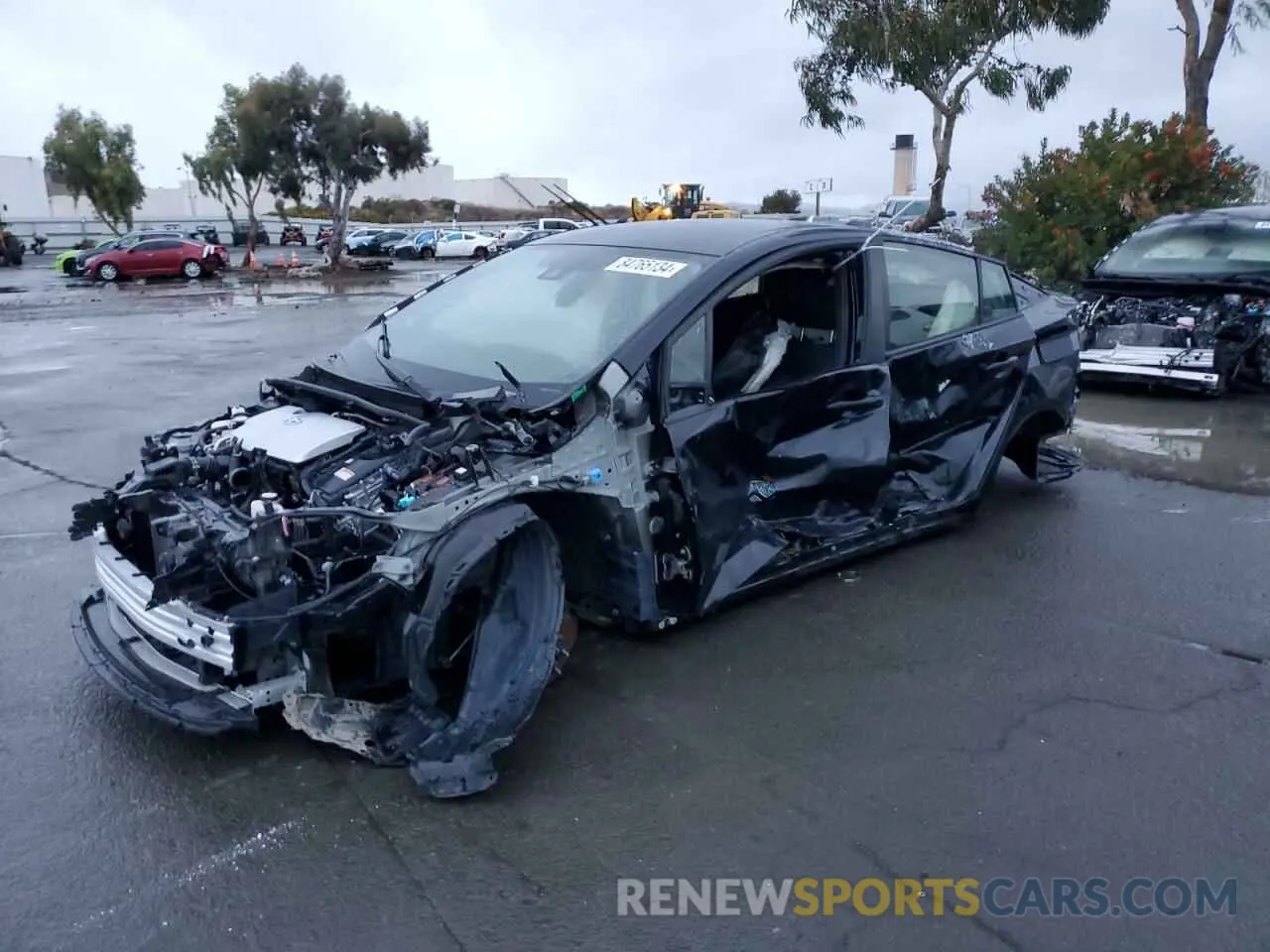 1 Photograph of a damaged car JTDKAMFU9N3180267 TOYOTA PRIUS NIGH 2022