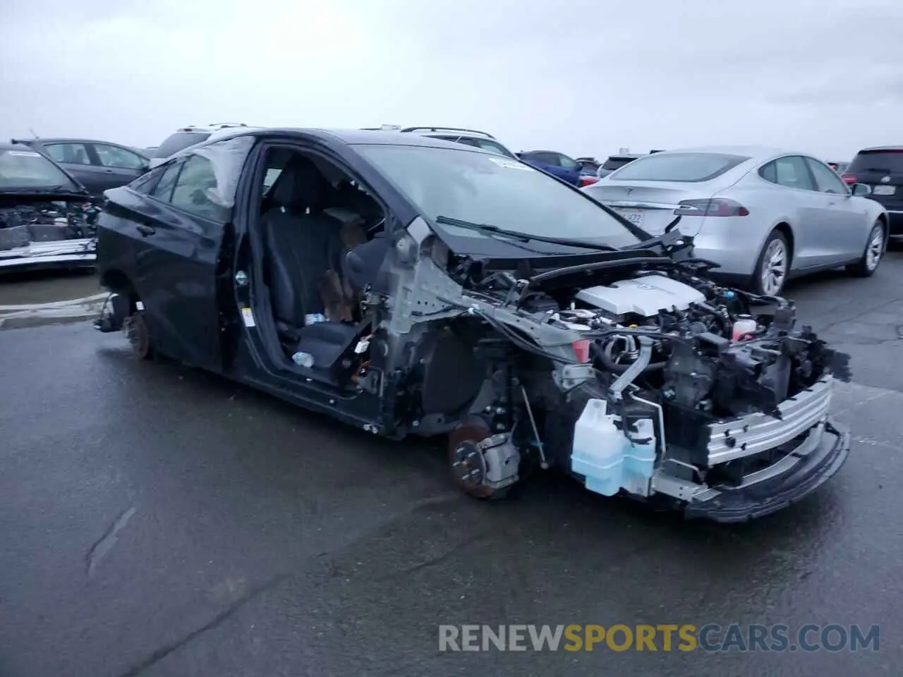 4 Photograph of a damaged car JTDKAMFU9N3180267 TOYOTA PRIUS NIGH 2022