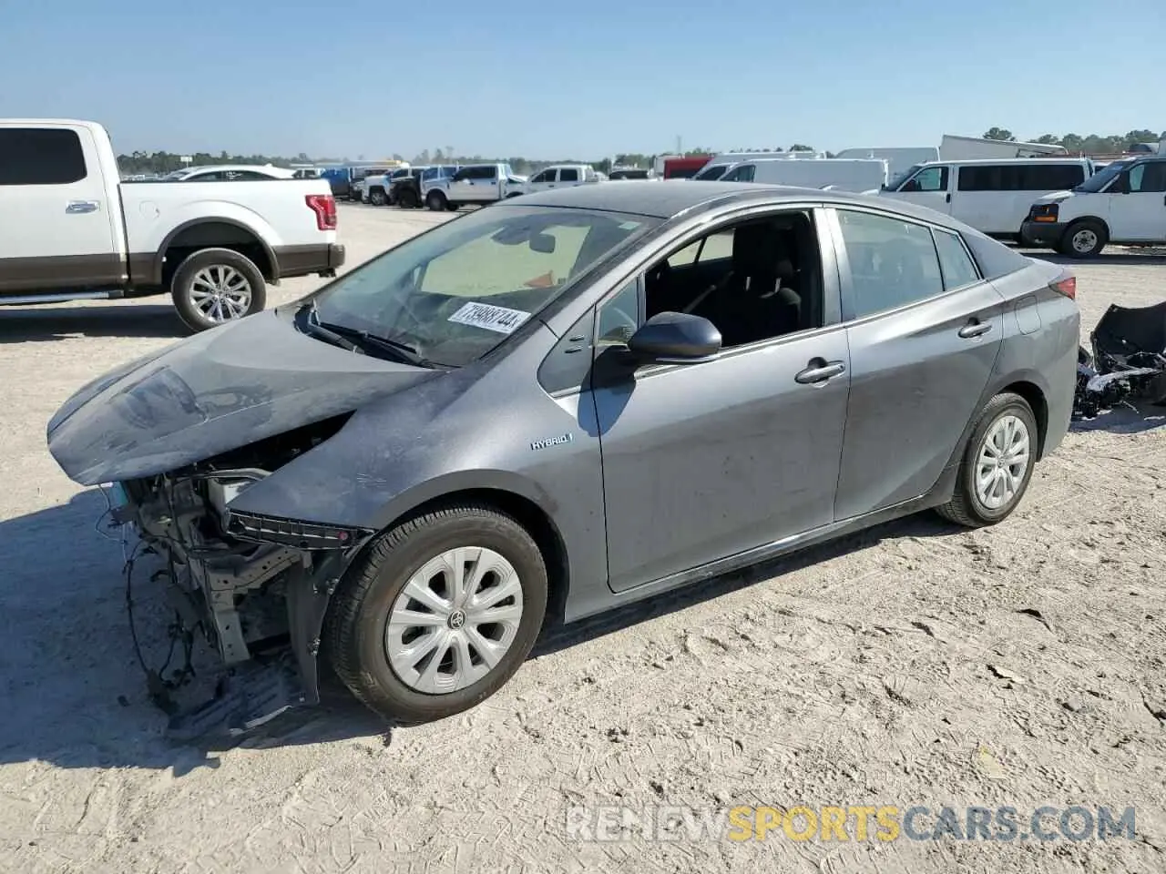 1 Photograph of a damaged car JTDKAMFU9N3189325 TOYOTA PRIUS NIGH 2022